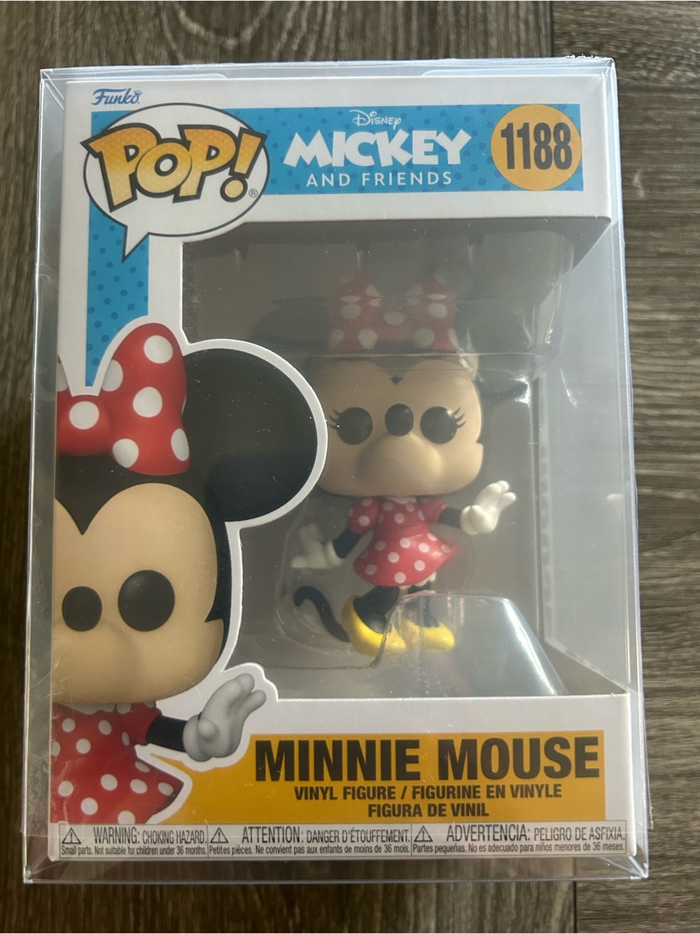 Funko Minnie Mouse Red White Yellow Vinyl Figure